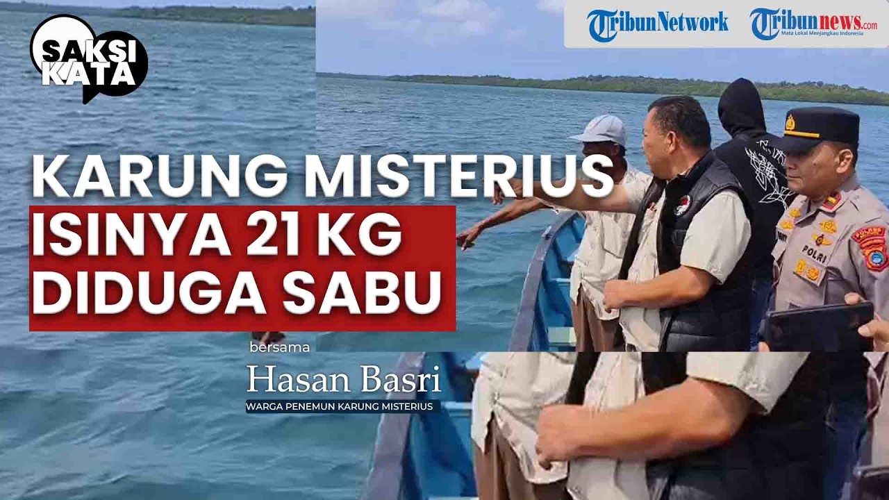 SAKSI KATA I Karung Misterius Mengapung di Laut Belitung, Isinya 21 Kilogram Diduga Sabu