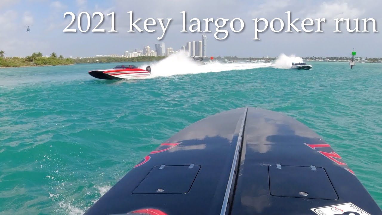 South Florida go fast boats key largo poker run Day 1.