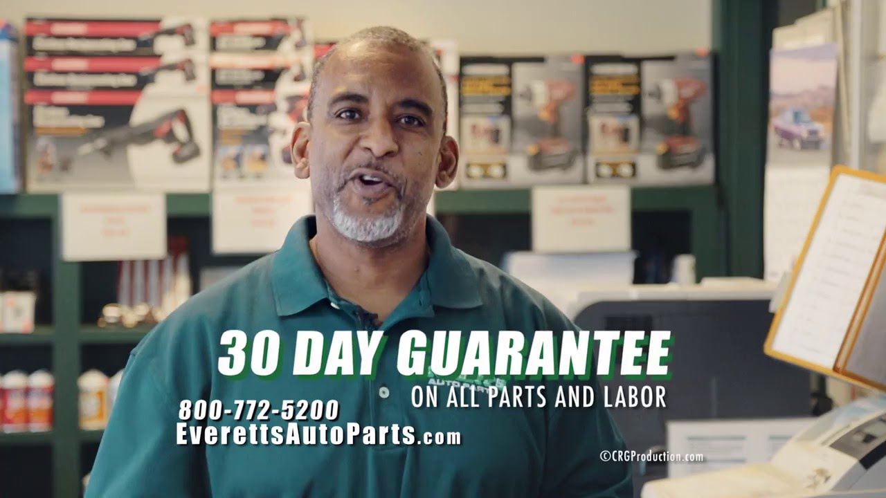 Everett's Auto Parts Whats the Difference TV 30s