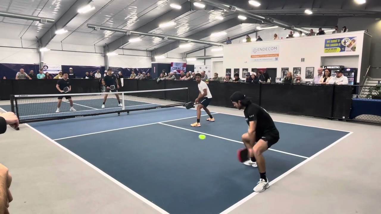 Camp Pickleball Gold Medal Match 🤑💰Oscar|Sanil vs. Johan|Sam Game 1