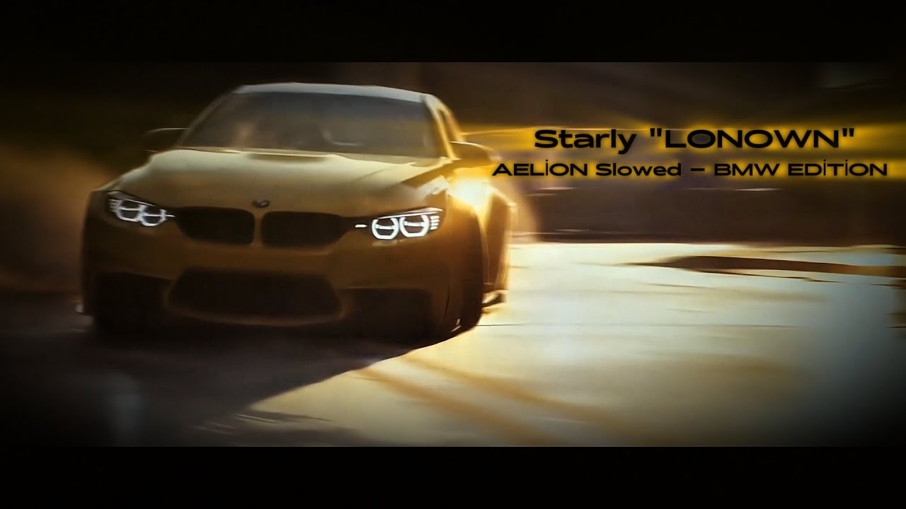 Starly (Lonown) - Slowed Music | BMW Sideways | Cinematic Drift Edit [4K]
