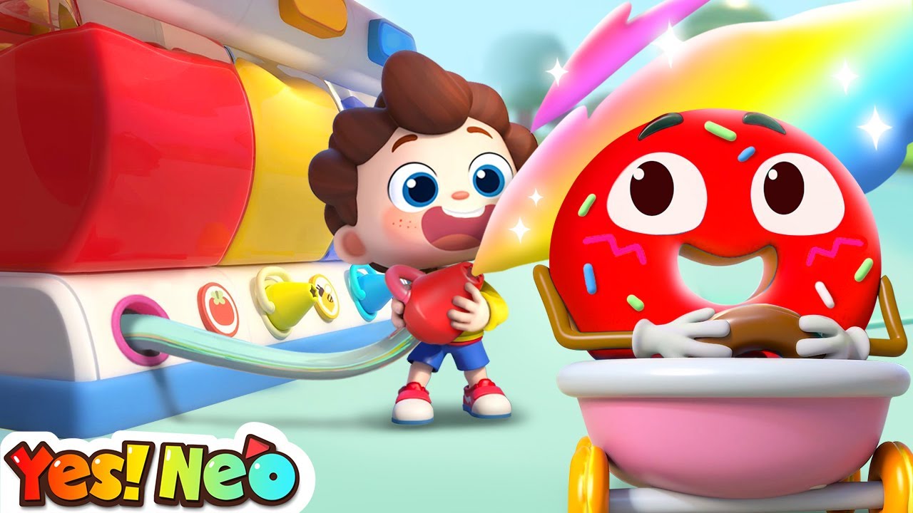 Rainbow Food Station | Learning Colors | Nursery Rhymes & Kids Songs | Starhat Neo | Yes! Neo