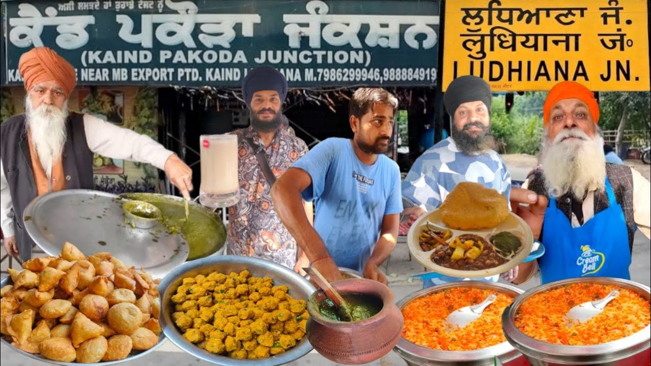 Ludhiana street food Tour Ep-2|Dry fruit Kulcha|Oil free chole|Kaind pakora| chikkad chole|Mayapuri😊
