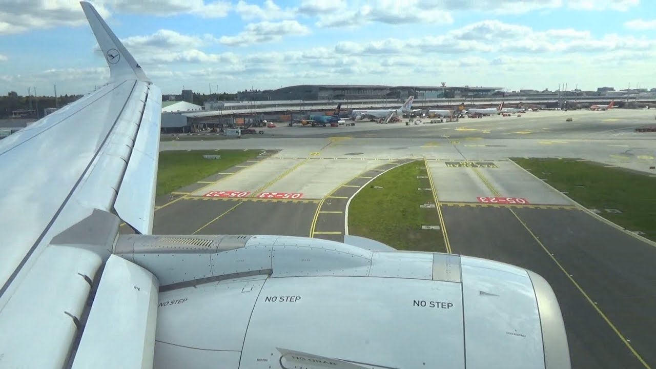 Onboard Landing Lufthansa A321NEO | Hamburg Airport  A321-271NX(WL) D-AIEA