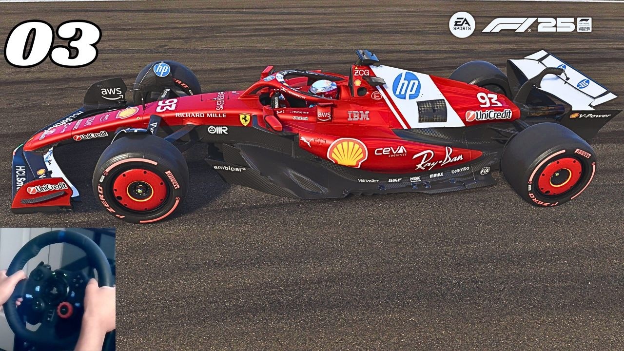 F1 25 Driver Career Walkthrough Gameplay Part 3 | Steering Wheel Gameplay F1 25 G29 | F125 My Career