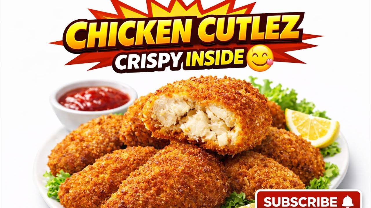 Crispy Chicken Cutlez😘 Recipe | Easy & Tasty