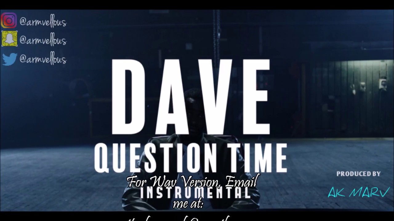 Dave - Question Time Instrumental (Prod. By Ak Marv) | UK Rap Instrumental