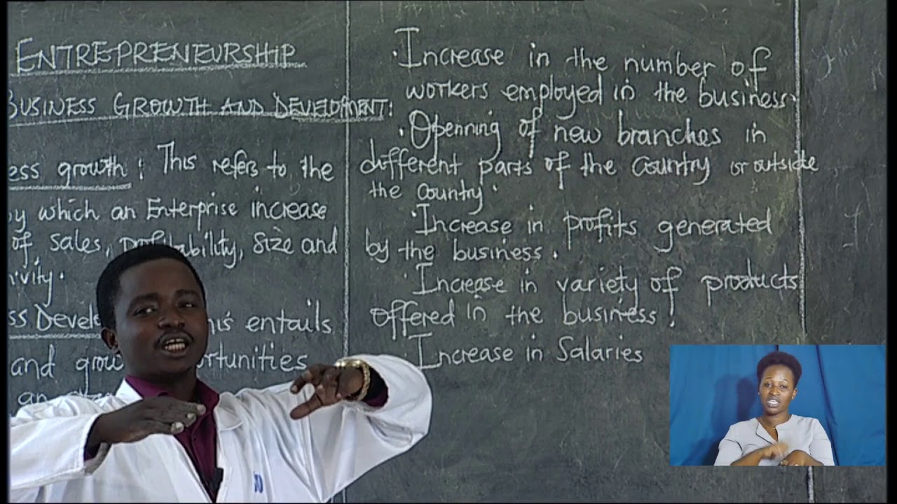 REB | S5|  ENTREPRENEURSHIP | Unit 5 :Business growth  and development