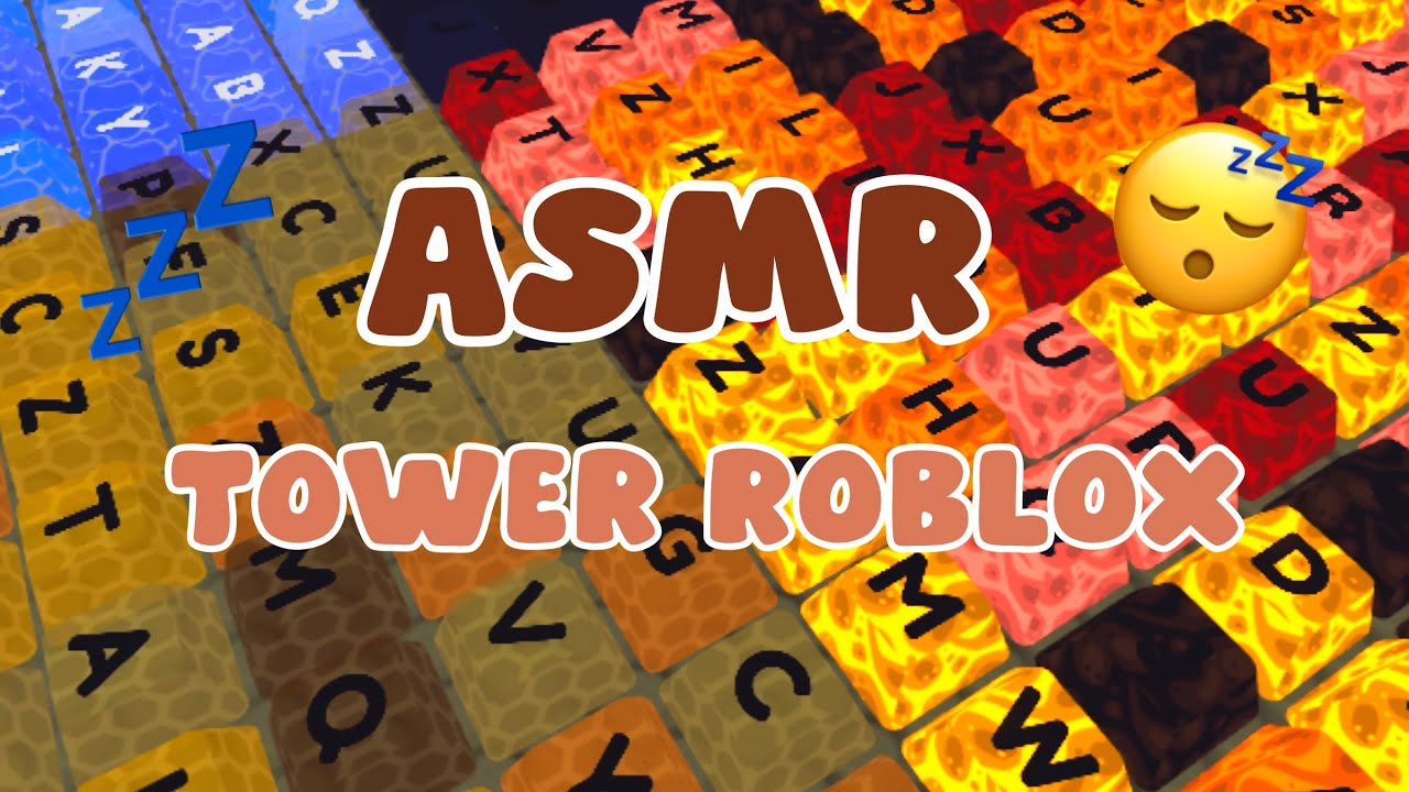 Roblox ASMR Tower | CLACKY Keyboard Sounds