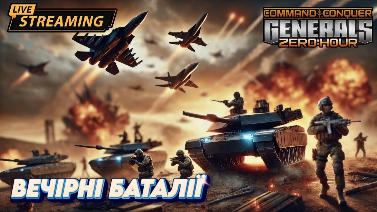 🎮 Граємо в Generals Online | Що нового в C&C Generals Zero Hour? | LIVE 🇺🇦