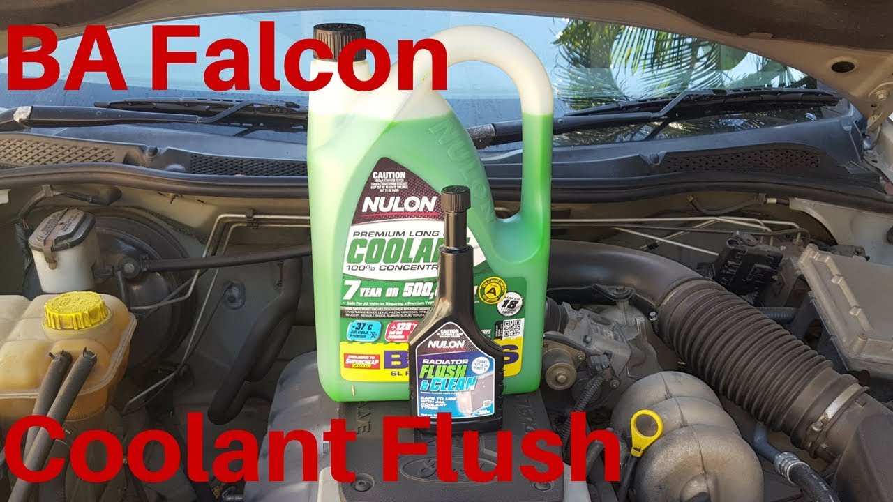 BA Falcon - Coolant change and flush