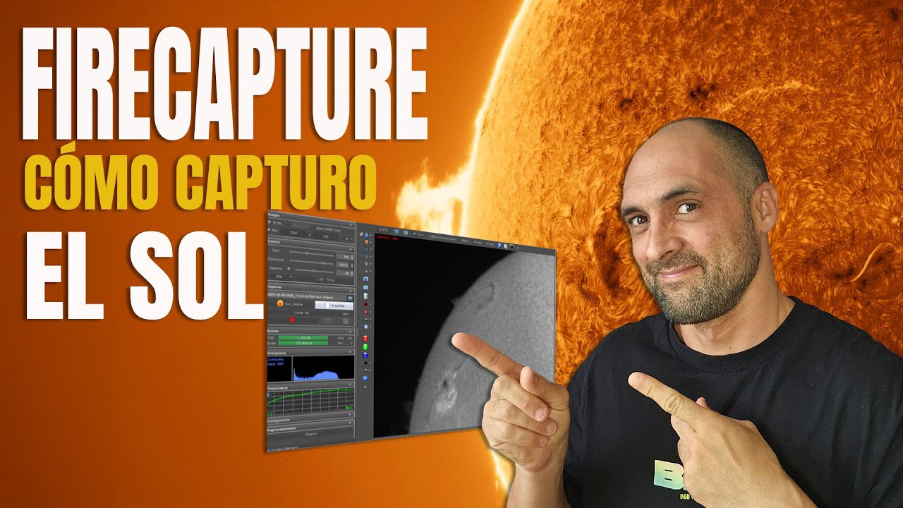 ¿Cómo grabé ESTO del Sol en H-Alpha? 🔥FireCapture paso a paso