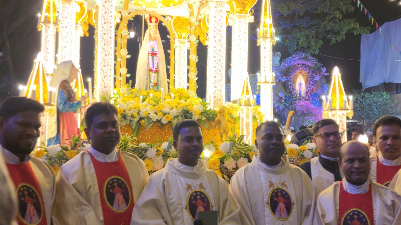 Chariot Blessing & Procession 8-2-2026 @Our Lady of Lourdes Church Halasuru Bangalore 