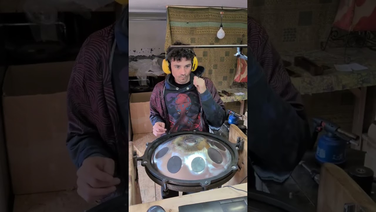 Hey there, this is a complete process of how I build my LUNA Handpans ⚒️If you are interested, y