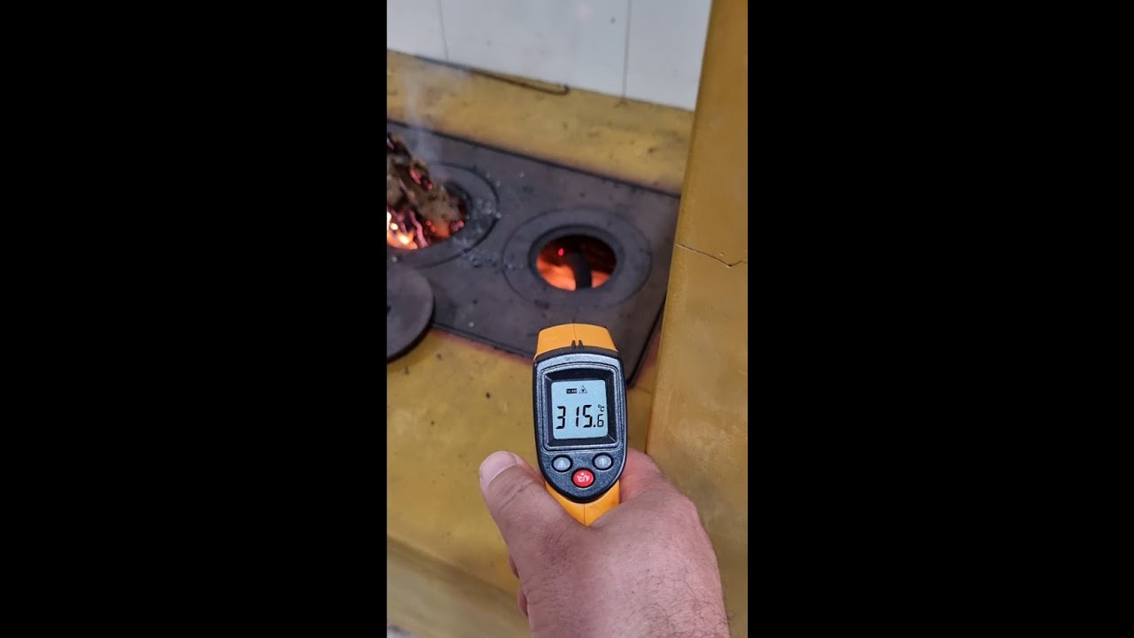 TESTE COLA EPOXY UNO 600&ordm;C REPARO FURO SERPETINA FOG&Atilde;O A LENHA. FOGO ALTO. ATINGIU +DE 400&ordm;C