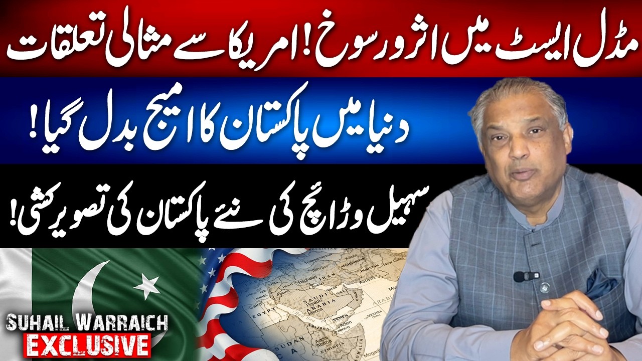 Pakistan's Shifting Global Image | Middle East & US Relations Sohail Warraich Analysis
