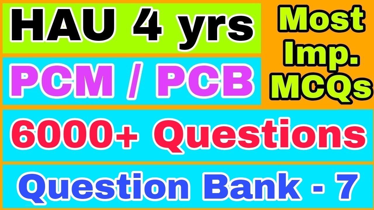 Hau preparation questions Bank || Hau 4 year program preparation || Hau exam preparation