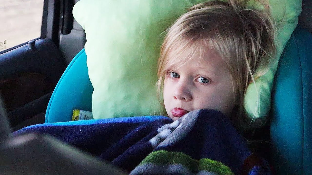 Car sick..is she okay?..