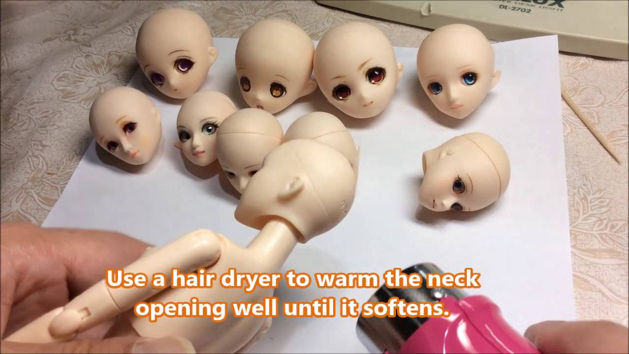 Attaching a 1/6 scale head to a body