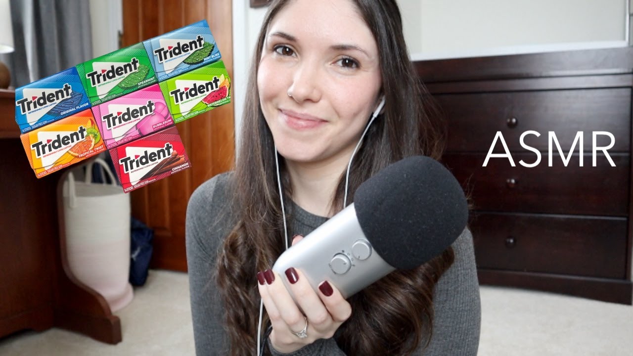 🩵 ASMR | platicando y probando diferentes sabores de chicle!
