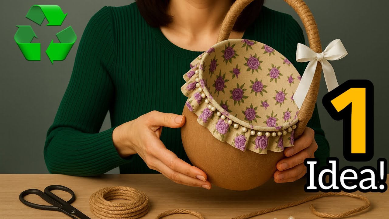 Super Beautiful but Low-Cost!🤯1 Best DIY Space-Saving Craft Ideas from WasteMaterial 😱♻️#2026
