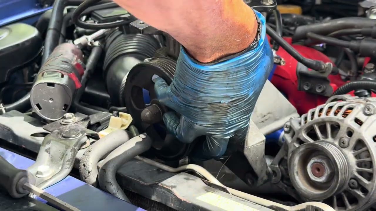 Power Steering Pump oil leak Problem/ Subaru Impreza GC8, WRX#subaruimpreza #automobile #mechanic 