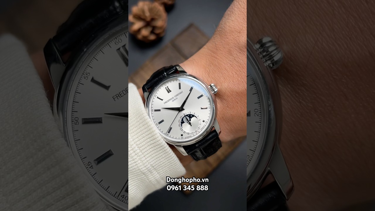 Frederique Constant Manufacture Moonphase FC-715S4H6 #donghopho #frederiqueconstant #watch#authentic
