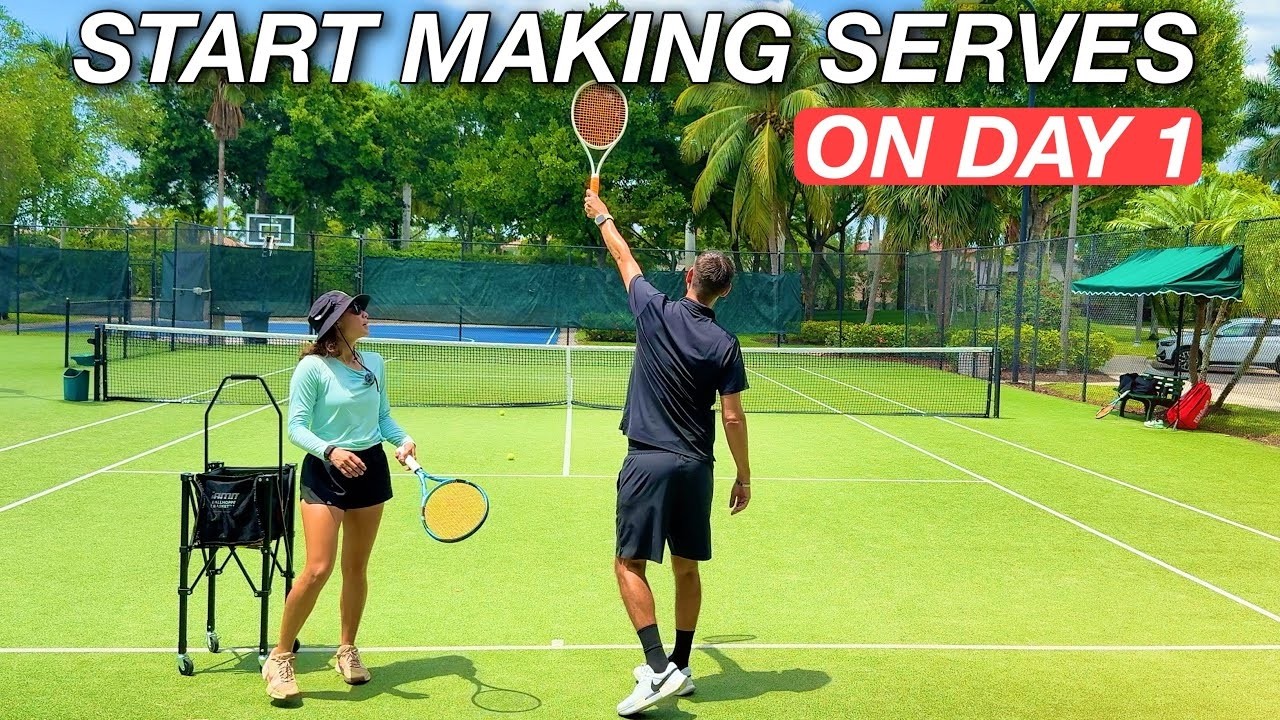 How to Teach the Tennis Serve to Beginners | Mastering the Art of Tennis Coaching Part 4