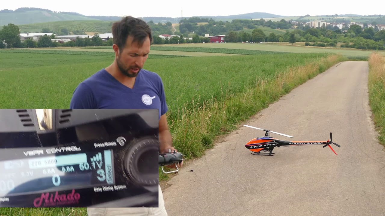 Vstabigovernor und Heckempfindlichkeit perfekt einstellen - Helischule Gonzalez Methode