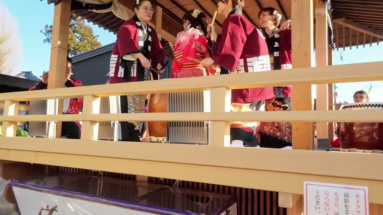 令和8年勝山左義長祭り・上郡黒留会
