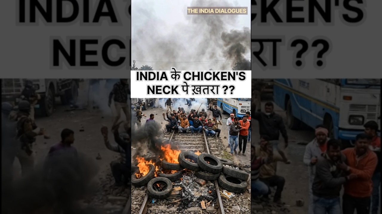 INDIA के CHICKENS NECK पे खतरा। WEST BENGAL में हो रही हैं PROTEST। 