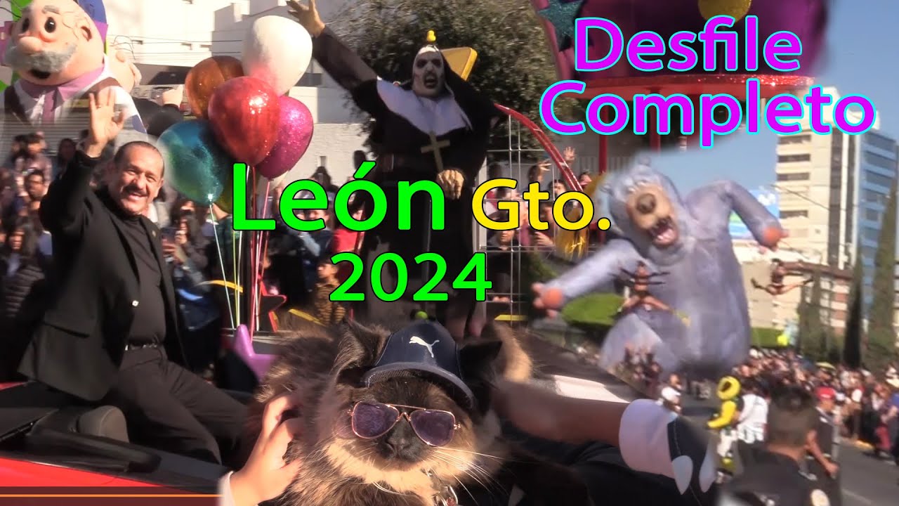 DESFILE DE LEÓN GUANAJUATO 2024 Teo González, Monja de la feria Feria de León 2024 (448 Aniversario)