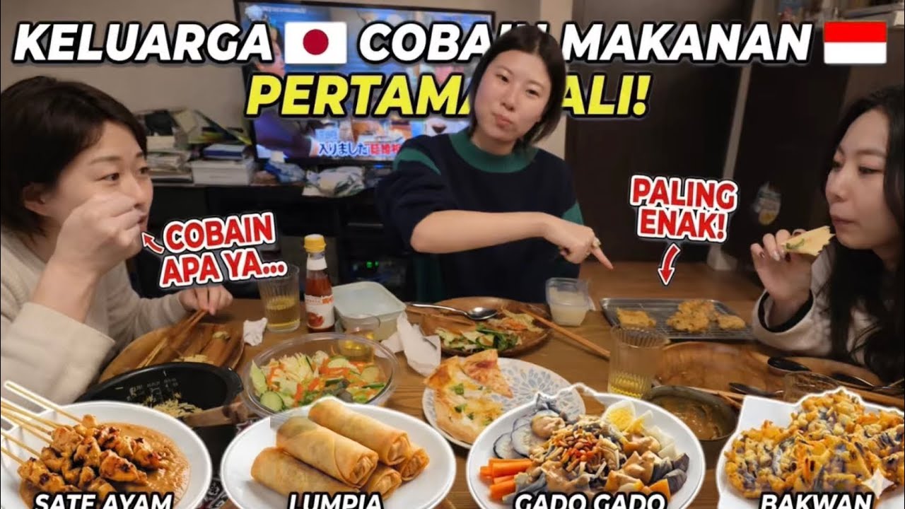 MASAK MAKANAN INDONESIA BUAT ISTRI DAN KELUARGA JEPANG! TERNYATA MEREKA SUKA!