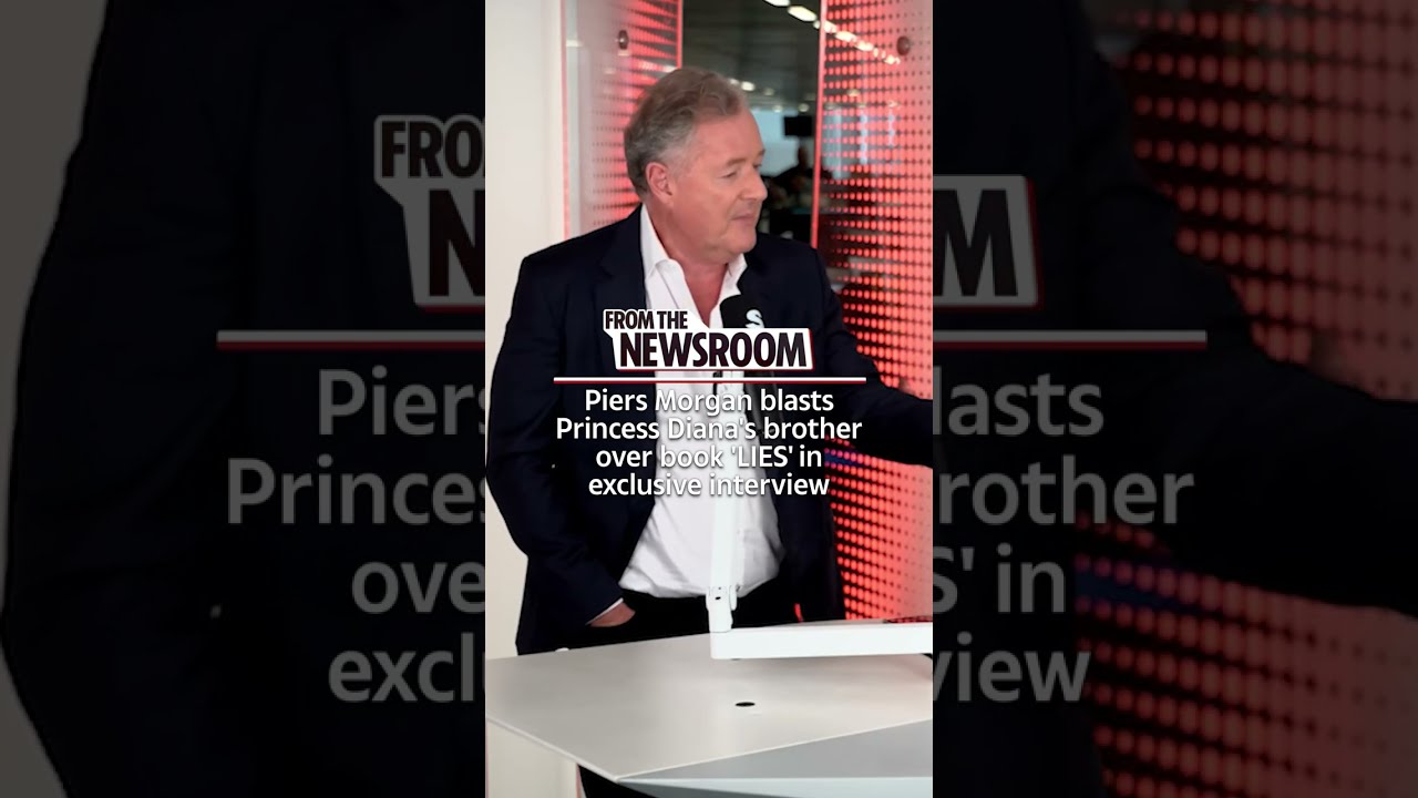 Piers Morgan blasts Princess Diana's brother over book 'LIES' in exclusive interview