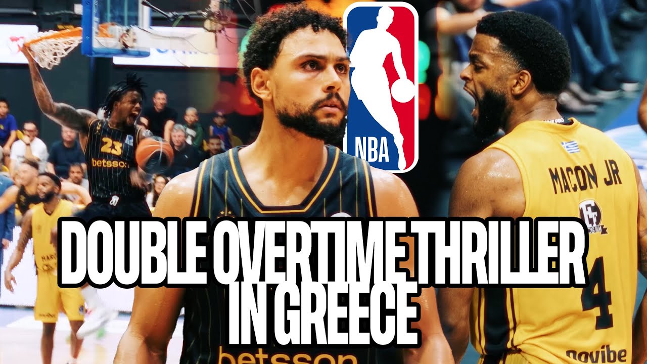 BRYN FORBES vs DARYL MACON Jr GOES DOWN TO THE WIRE!! | Former NBA Players Battle In GREECE