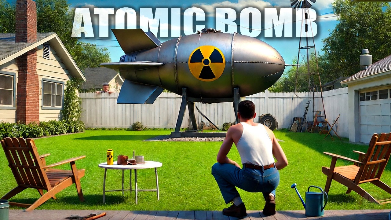 I'm Building an Atomic Bomb in My Backyard! in This NEW Simulation Game...