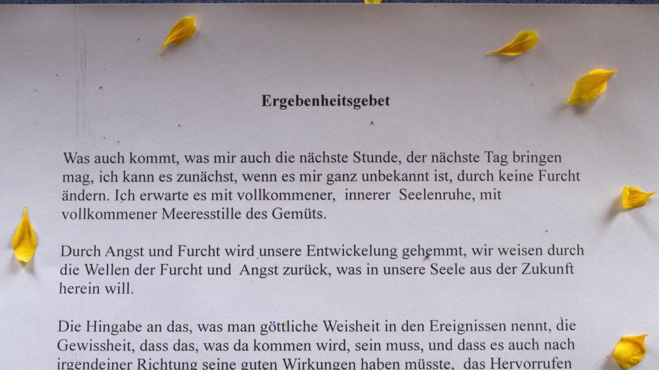 Rudolf Steiner - das Ergebenheitsgebet