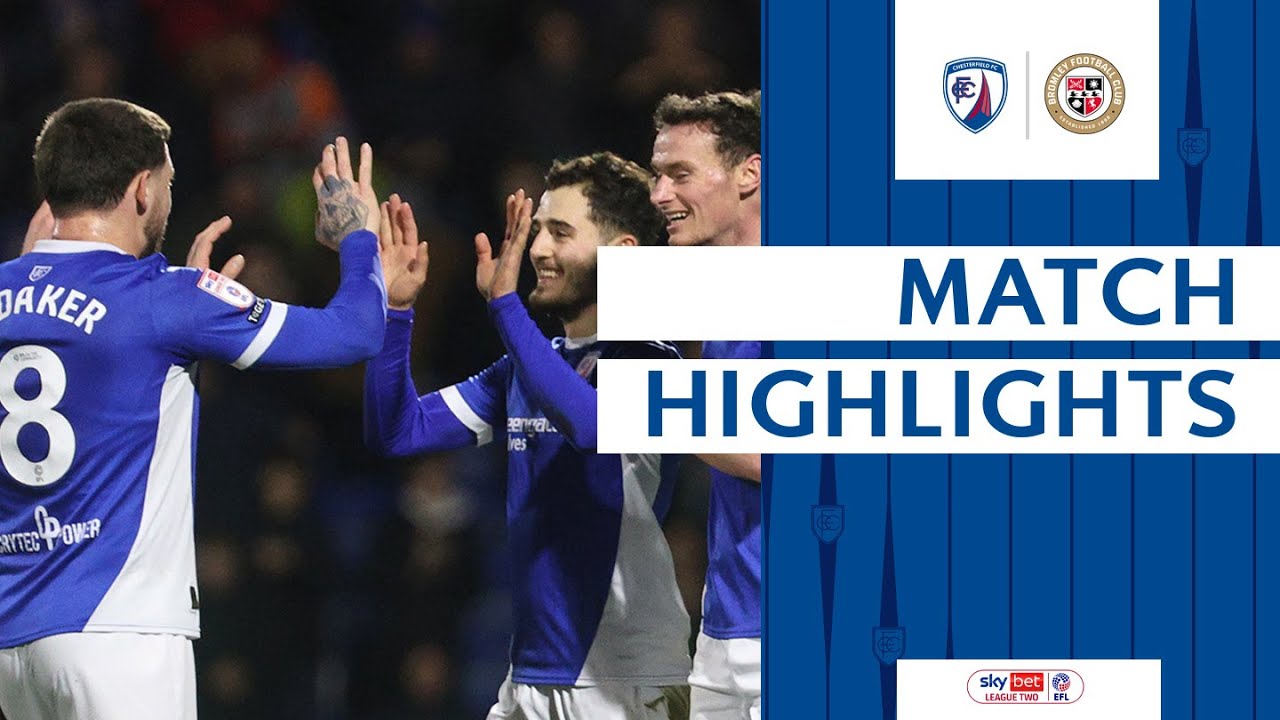 HIGHLIGHTS | Spireites 3-0 Bromley