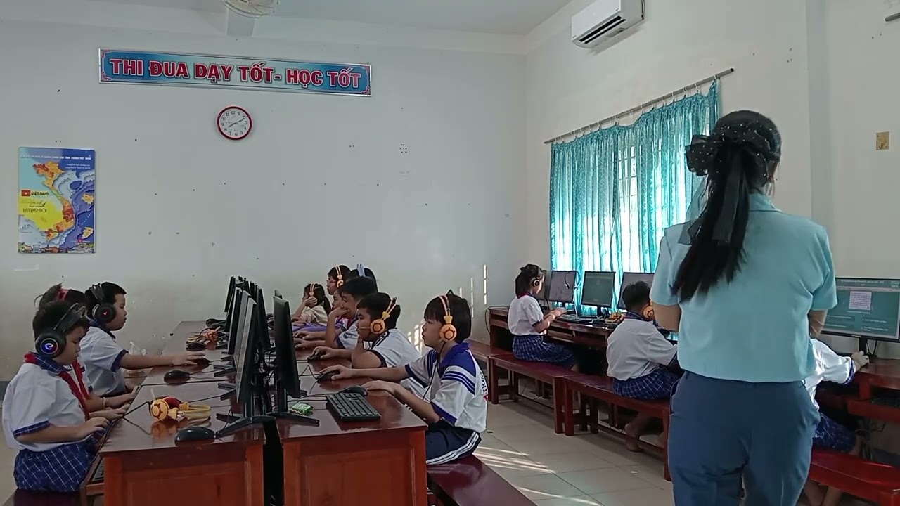IOE cấp Cụm Trường Khối 4 Tiểu học Bình San 