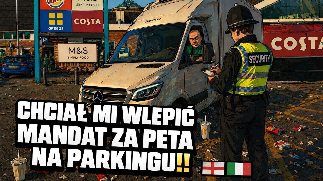 Wielkanoc w trasie!! Chciał mi dać mandat za peta na parkingu| Świąteczna trasa Anglia-Włochy!