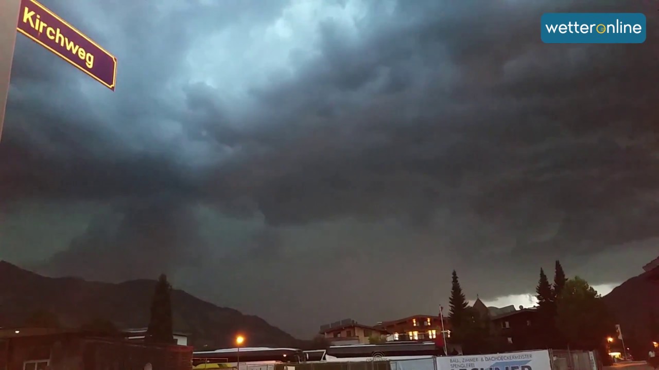 Abendgewitter im Zillertal (25.08.2017)