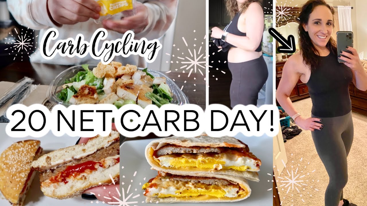 EATING 20G NET CARBS | CARB CYCLING & KETO WHAT I EAT IN A DAY TO LOSE WEIGHT | lil Piece of Hart