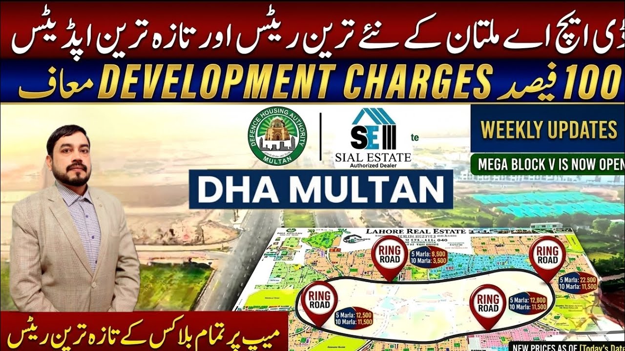 Цены на участки в DHA Multan по секторам, апрель 2026 г. | Актуальные цены и анализ карты |