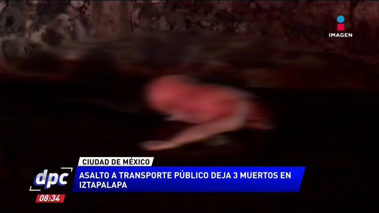 Pasajeros rematan a ladrones baleados tras asalto en Iztapalapa | De Pisa y Corre