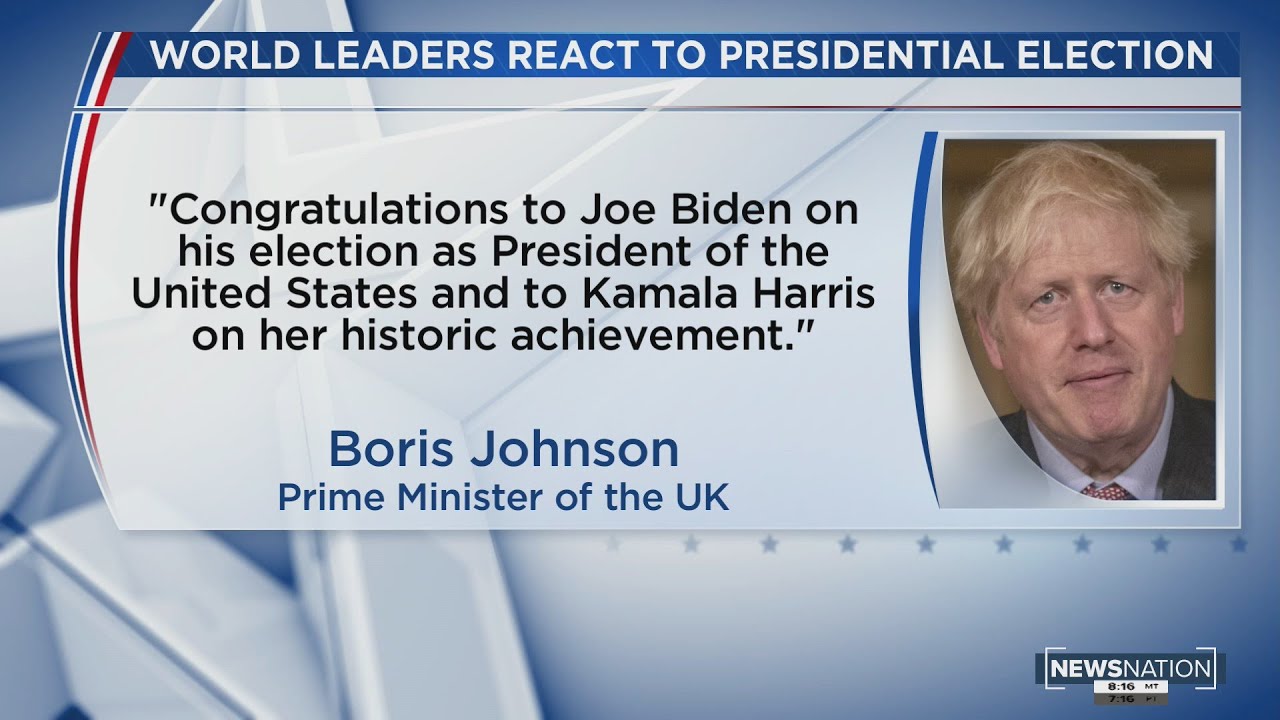 World leaders congratulate Biden, Harris after election win