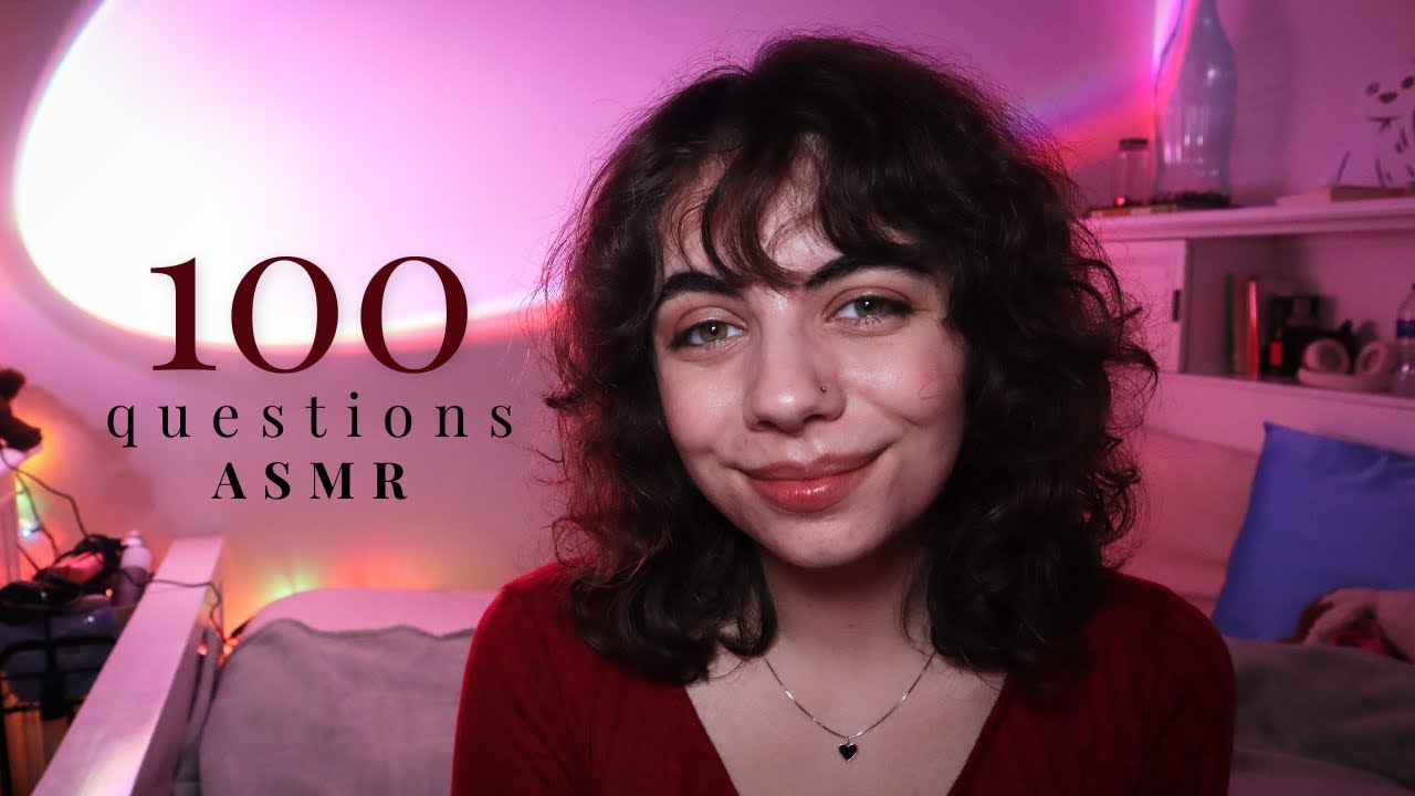 ASMR | 100 личных вопросов, которые помогут вам заснуть (шепотом)