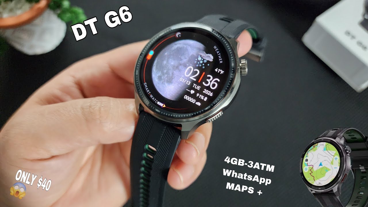 Смарт-часы DT G6 — недорогие смарт-часы, о которых вам обязательно нужно знать.