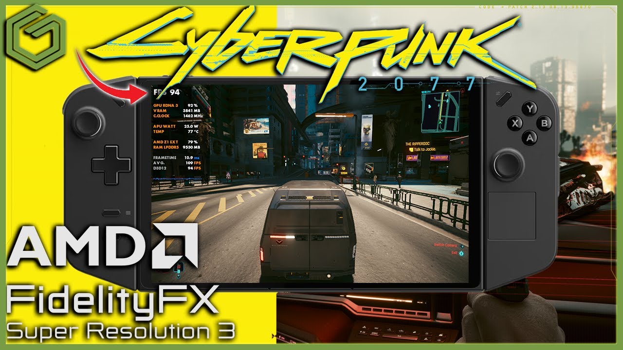 Обновление Cyberpunk 2077 2.13 на Legion Go | Протестировано создание кадров FSR3