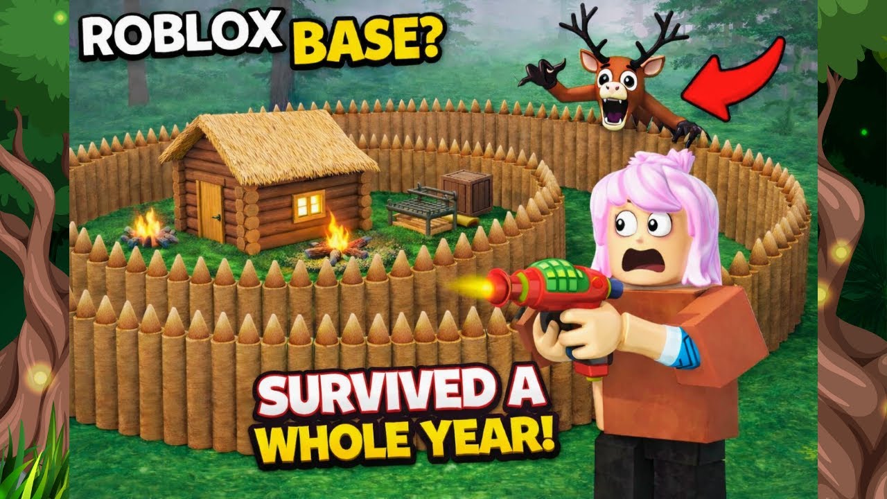I SURVIVED an ENTIRE YEAR in 99 NIGHTS In The Forest!