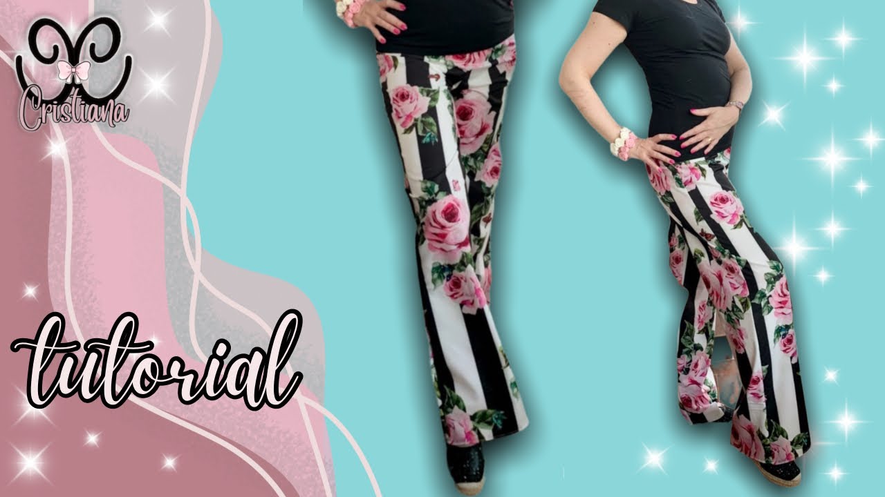 ✂️CUCIRE PANTALONI PALAZZO @cri.carpent #cucito #cucitosartoriale #tutorial 